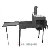 Печь под казан с мангалом